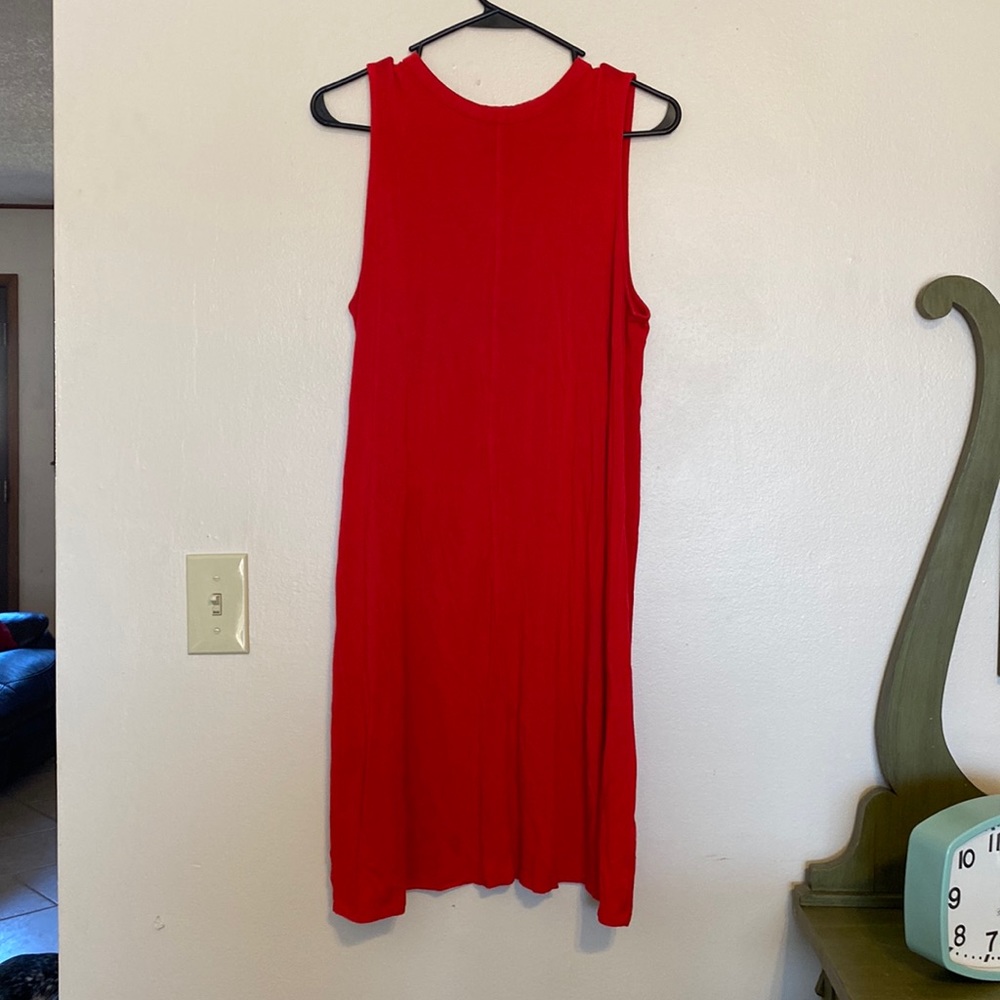 Red dress